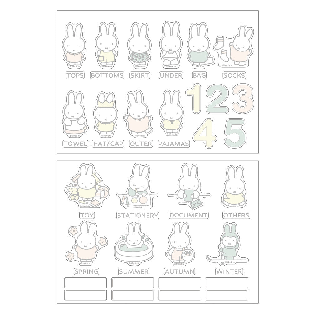 Miffy Clear Stickers