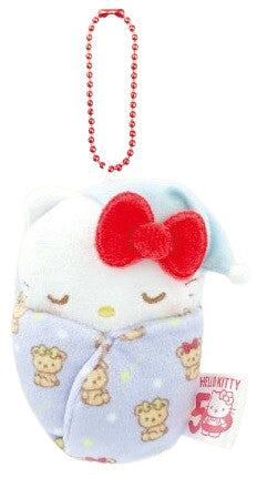 Hello Kitty Okurumi Plush Keychain