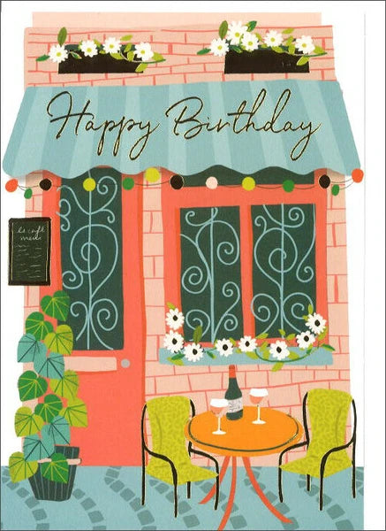 Happy Birthday Restaurant Card