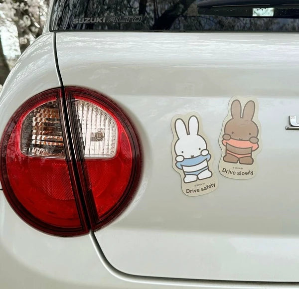 Miffy & Melanie Car Magnet