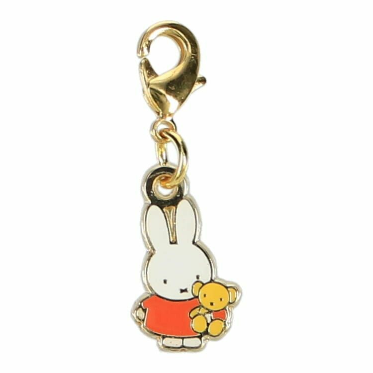 Miffy with Bear Zipper Pull Charm