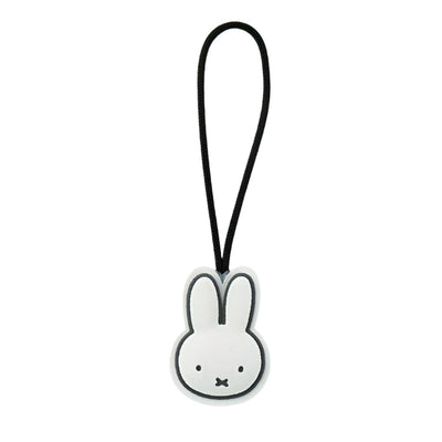 Miffy Face Rubber Zipper Pull Charm