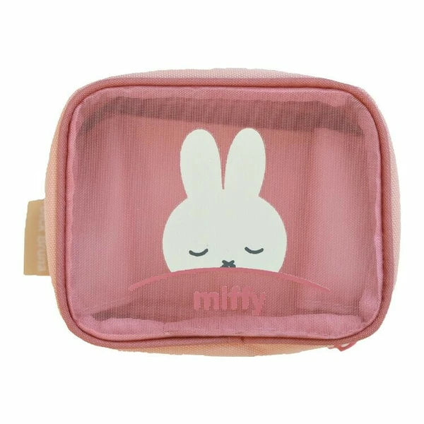 Miffy Mesh Zipper Makeup Pouch