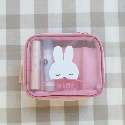 Miffy Mesh Zipper Makeup Pouch