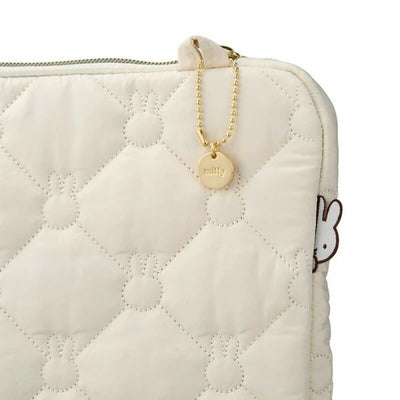 Miffy Ivory Quilting Laptop Tablet Pouch