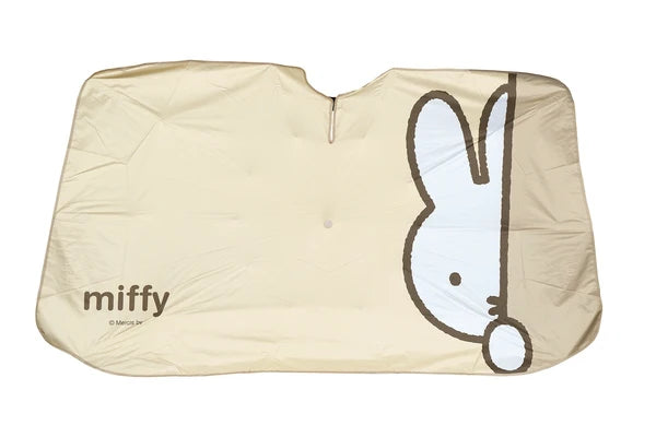 Miffy Car Windshield Umbrella Sunshade - Peeking