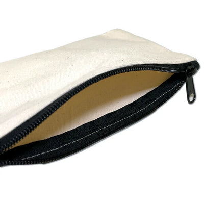 Minoru Nakahama Cat Canvas Flat Pouch
