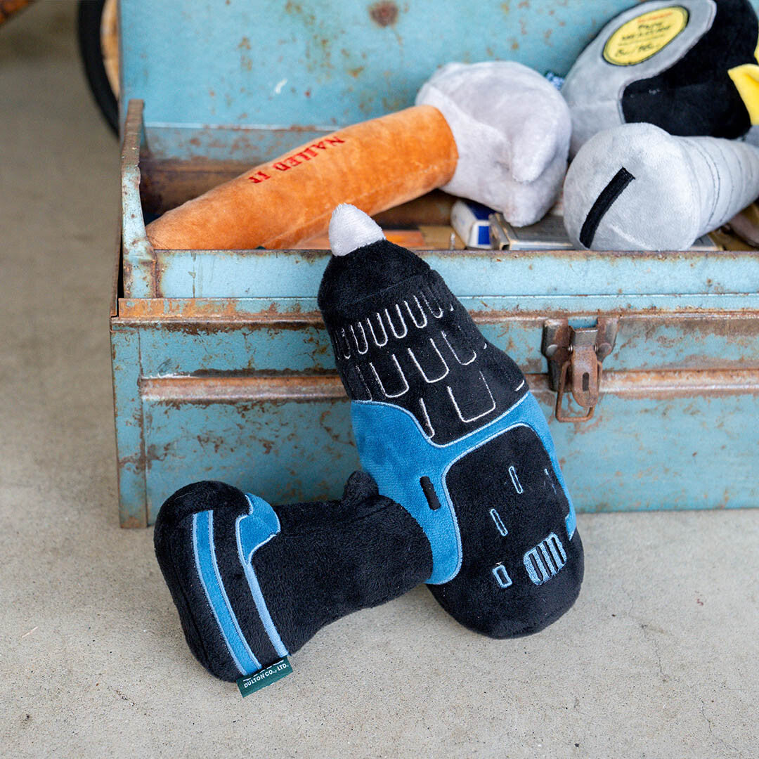 Power Drill Squeaker Dog Toy