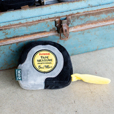 Tape Measure Squeaker Dog Toy