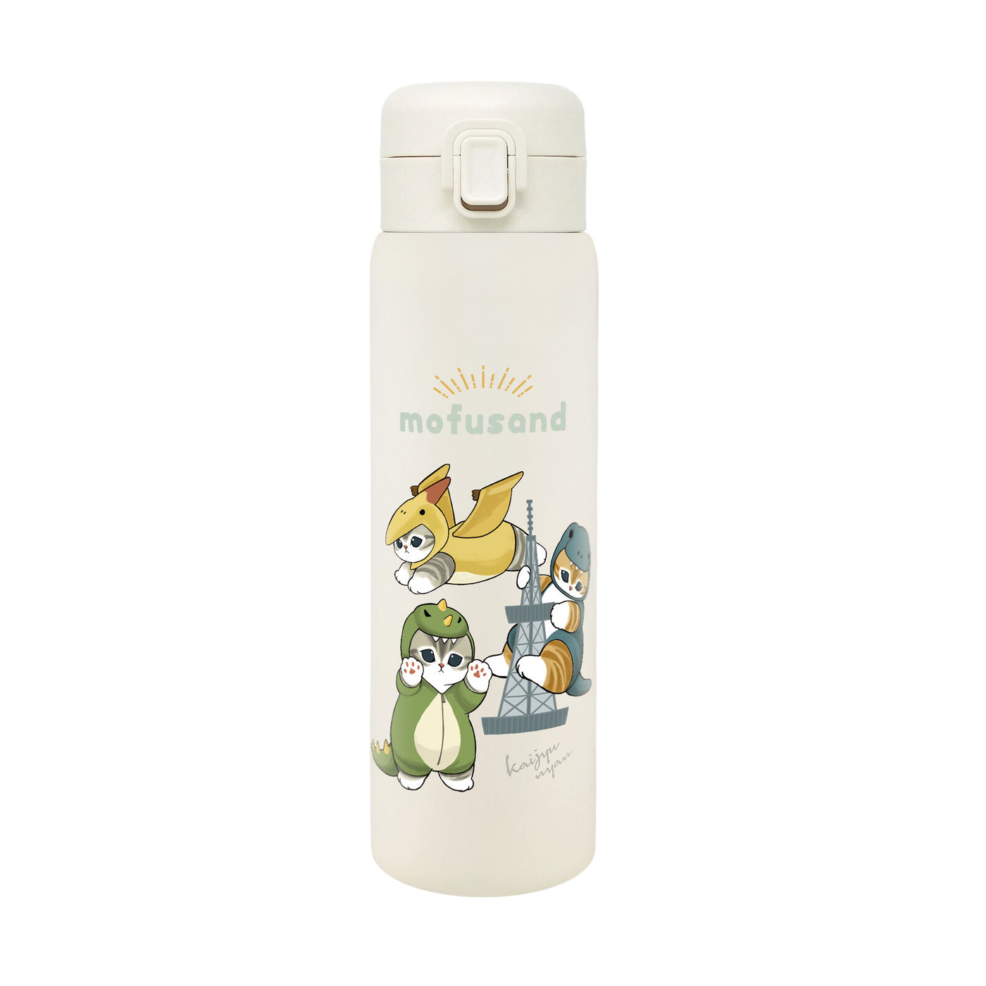 Mofusand Water Bottle Dinosaur Collection