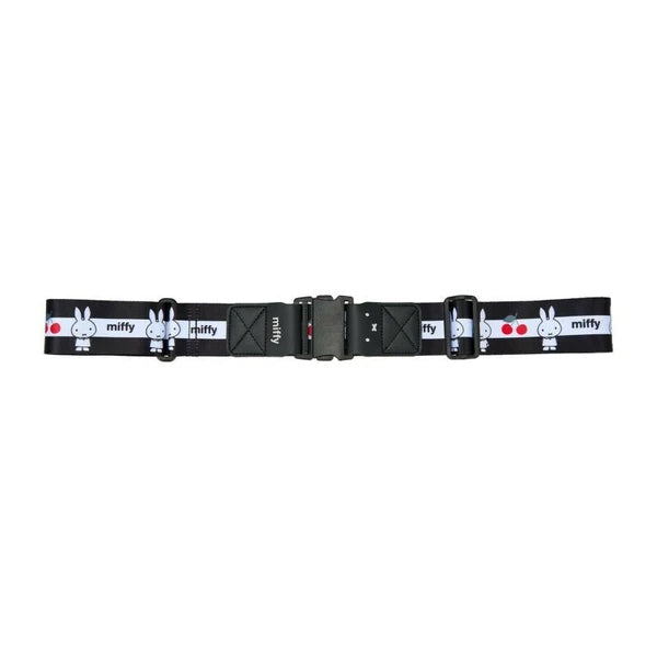 Miffy Suitcase Belt Standing Cherry Black