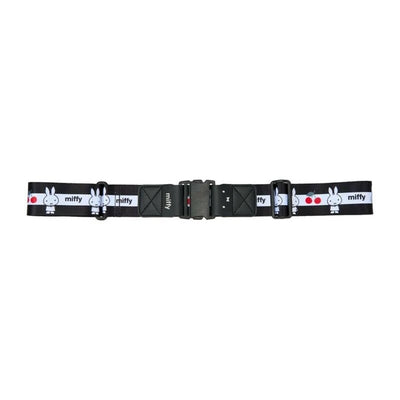 Miffy Suitcase Belt Standing Cherry Black