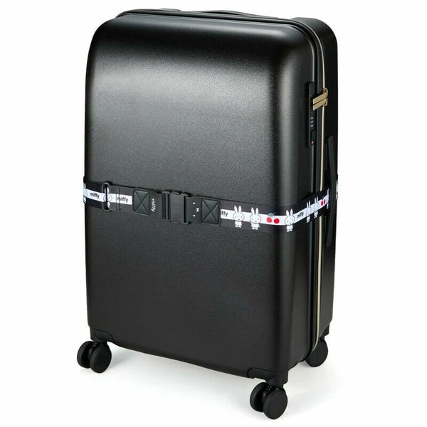 Miffy Suitcase Belt Standing Cherry Black