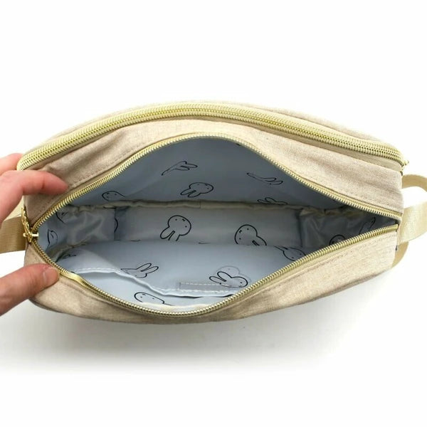 Miffy Face Crossbody Bag - Beige