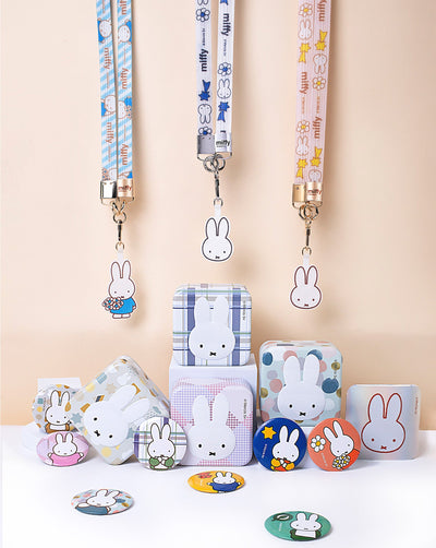 Miffy Phone Strap Lanyard with Case & Pin
