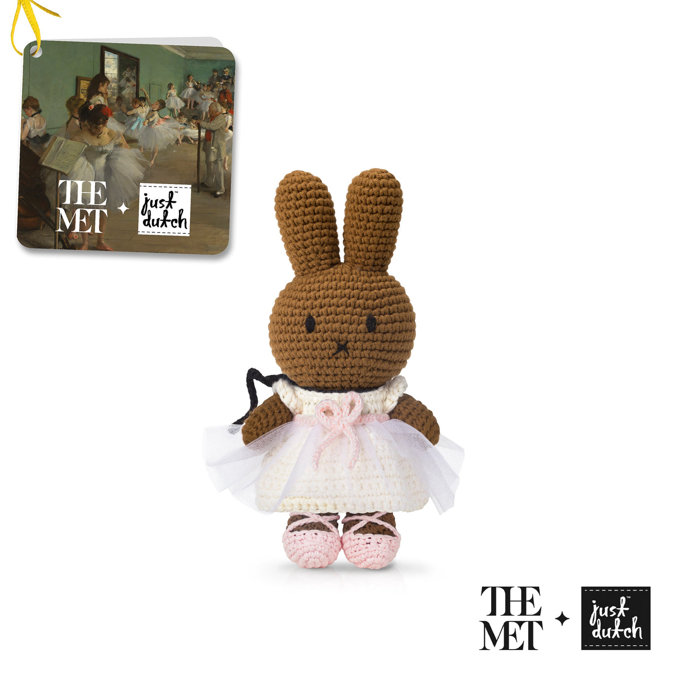 Crocheted Melanie in her Edgar Degas Inspired Ballerina Dress