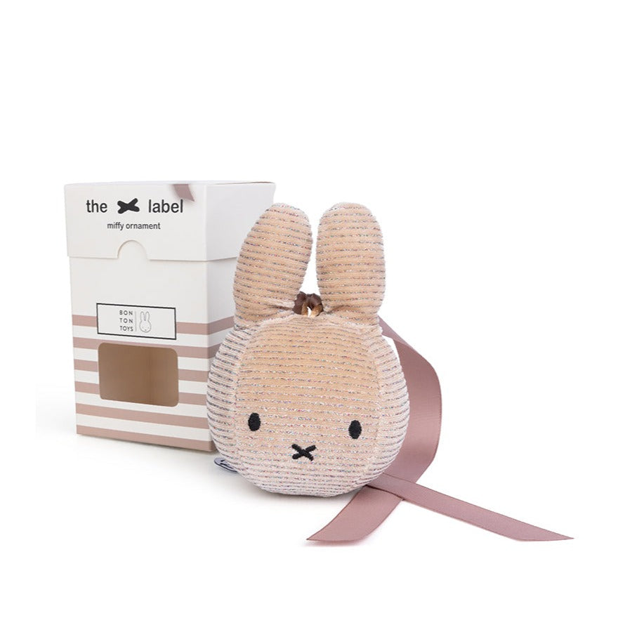 Miffy Sparkle Sand Plush Ornament in Giftbox