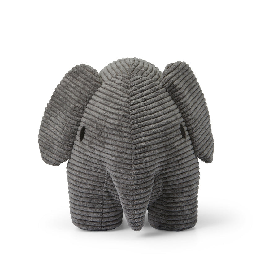Miffy Elephant Corduroy Plush - 13'' Grey