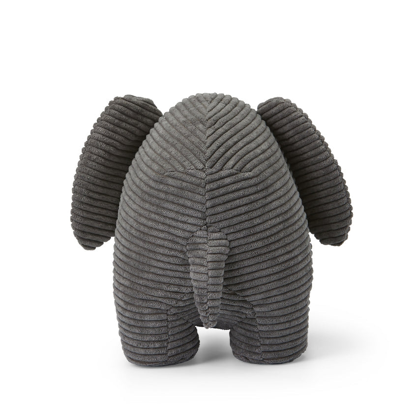 Miffy Elephant Corduroy Plush - 13'' Grey