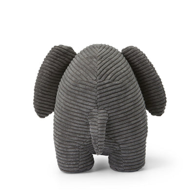 Miffy Elephant Corduroy Plush - 13'' Grey