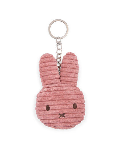 Miffy Head Corduroy Flat Keychain