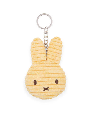 Miffy Head Corduroy Flat Keychain