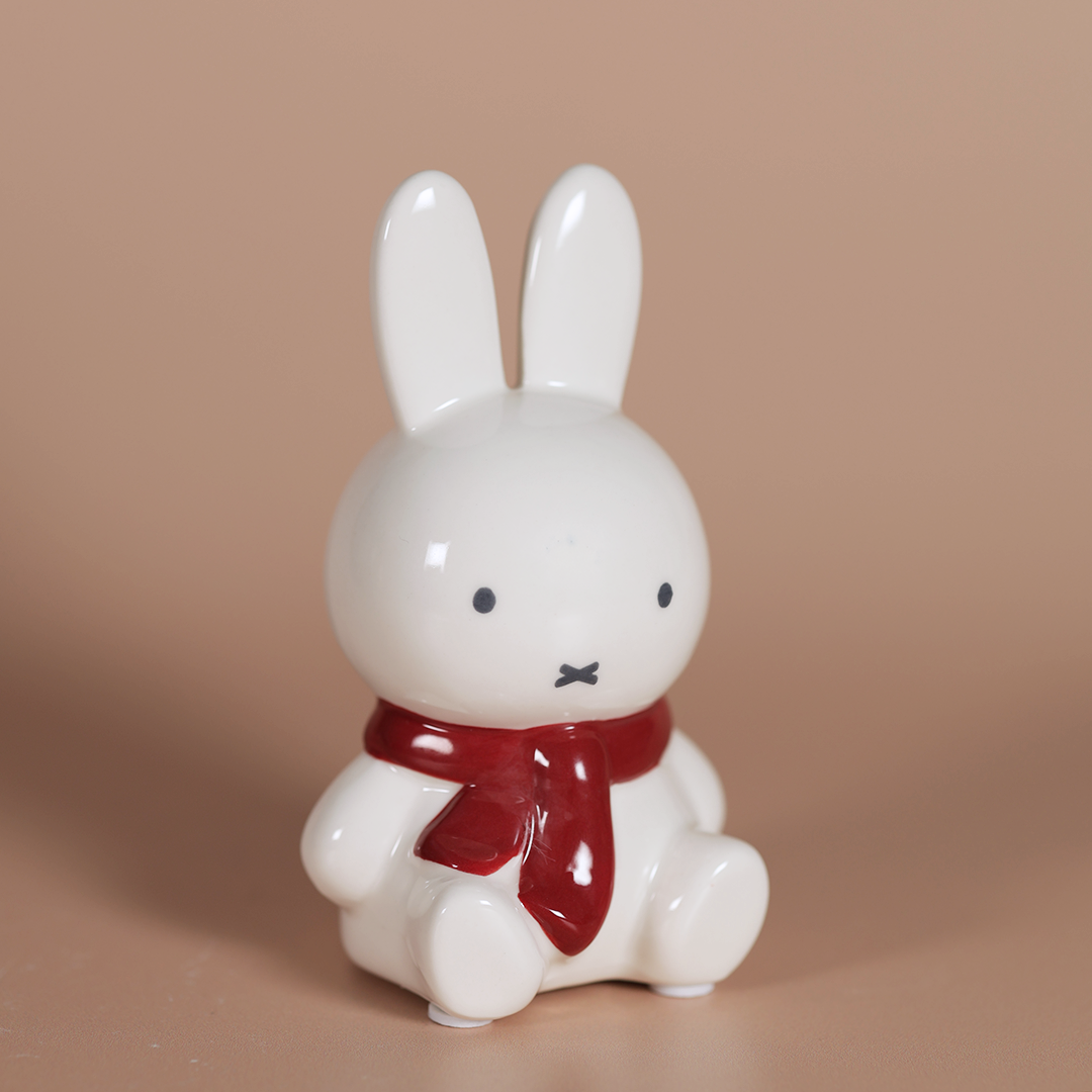 Miffy Burgundy Scarf Figurine – zillymonkey