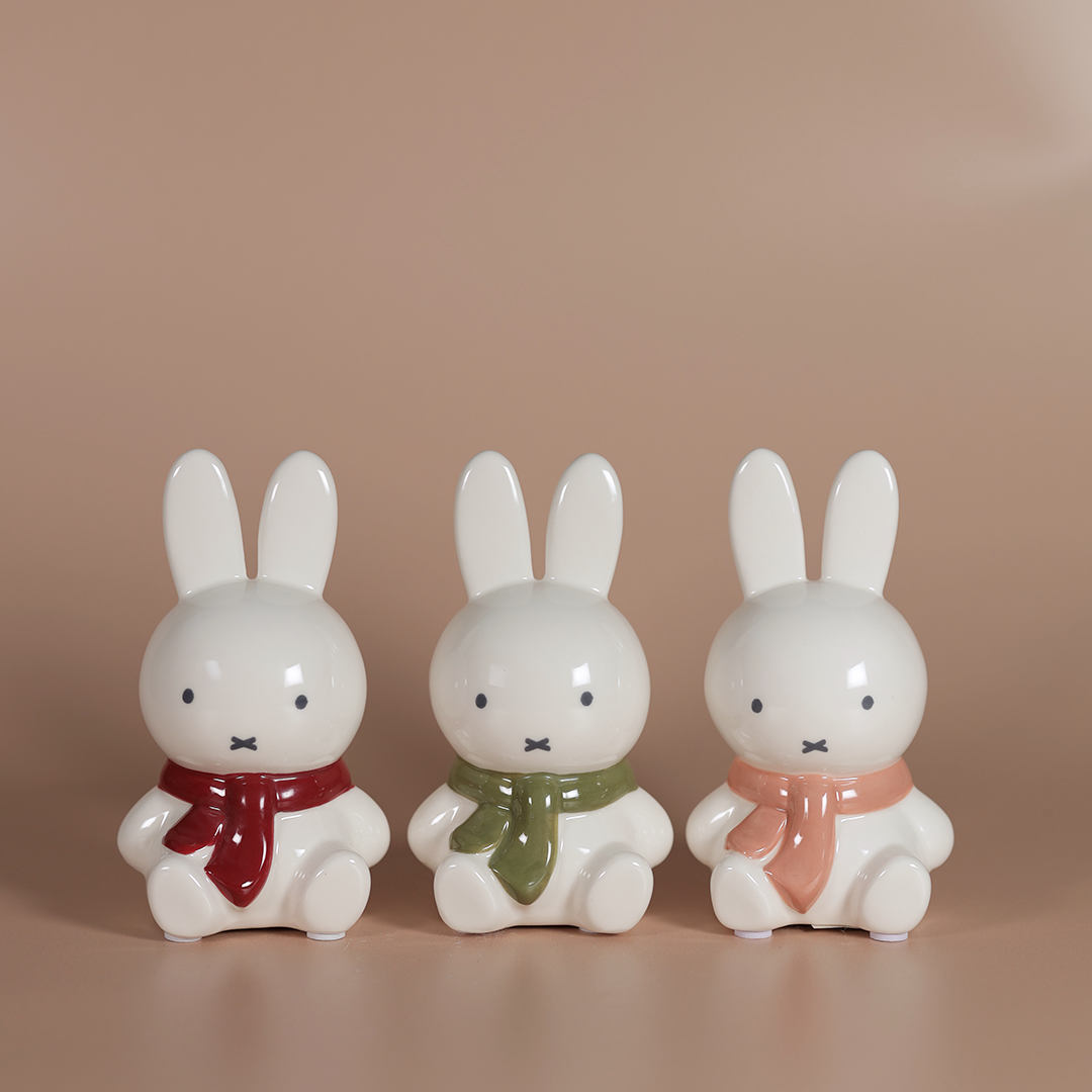 Miffy Burgundy Scarf Figurine – zillymonkey
