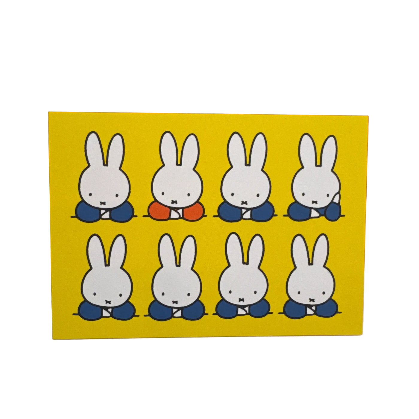Miffy Postcard - Miffy Thinking – zillymonkey
