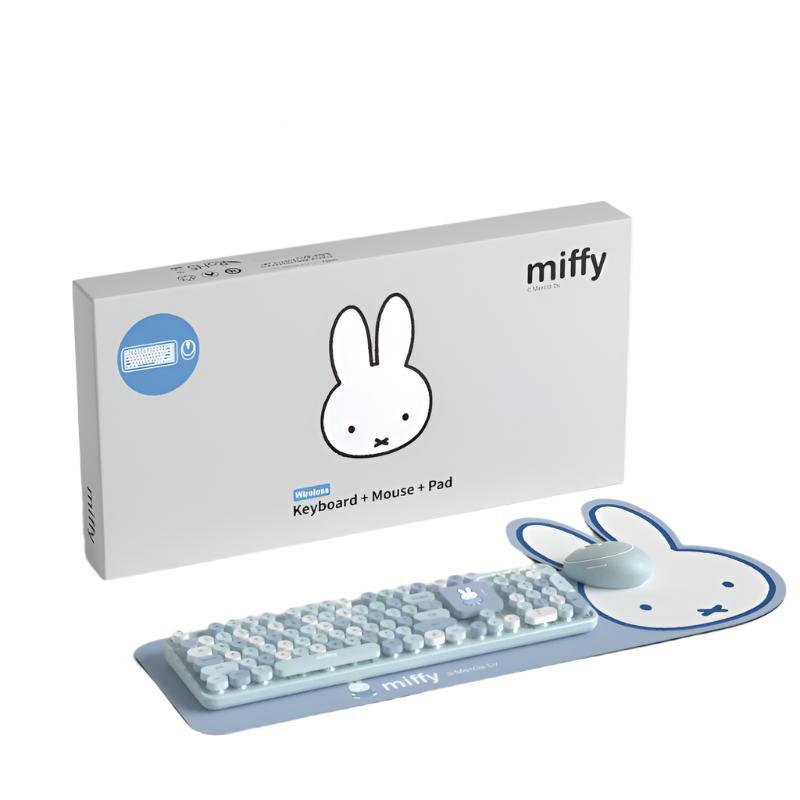 Miffy 104 Keyboard, Mouse Combo with Pad