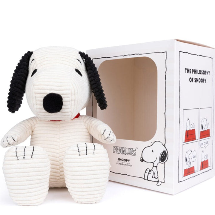 Peanut Snoopy Sitting Scarf Plush by Bon Ton Toys | zillymon