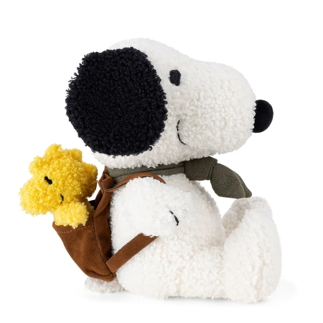 Peanut Snoopy Sitting Scarf Plush by Bon Ton Toys | zillymon