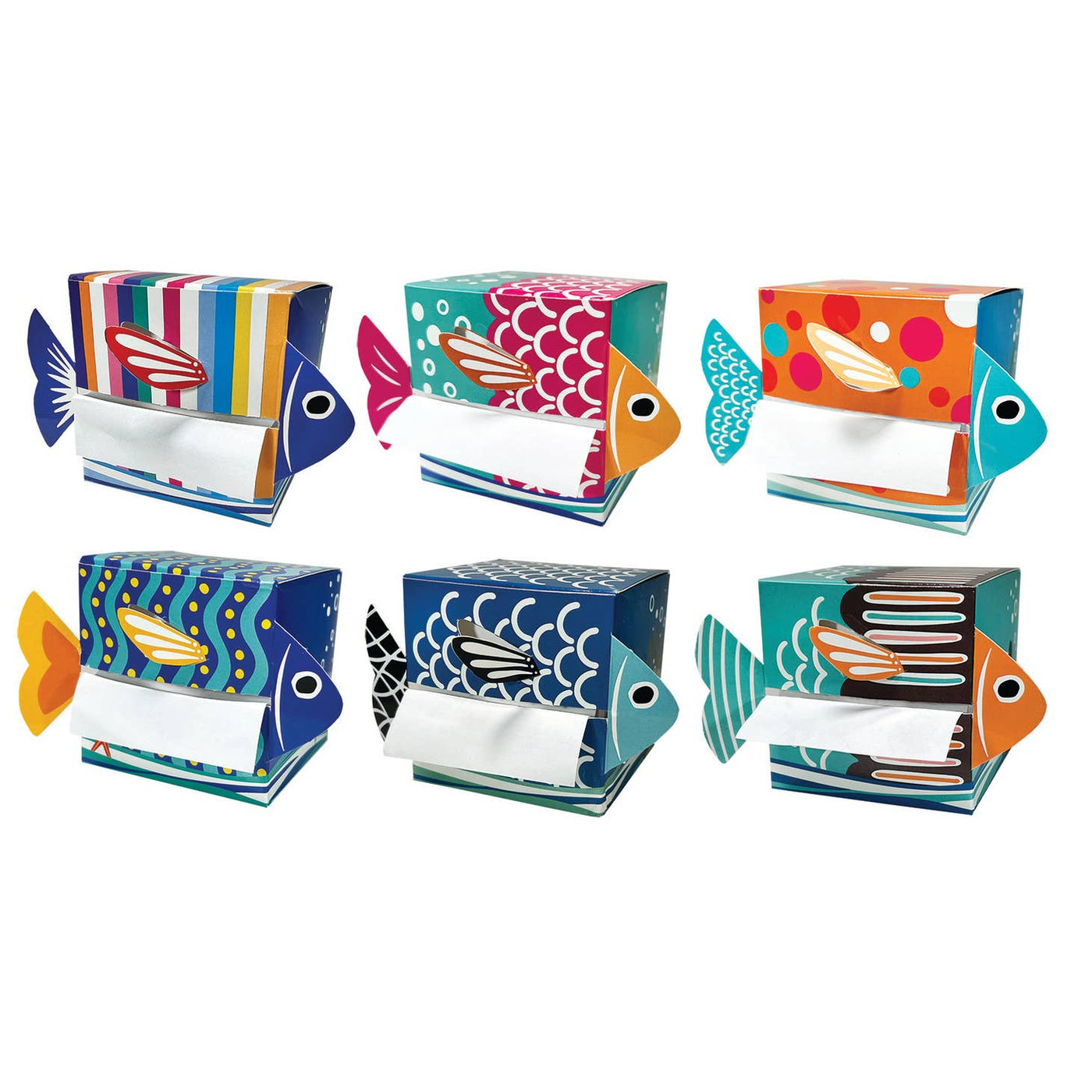 Fish Tales Sticky Notes & Colorful Dispense