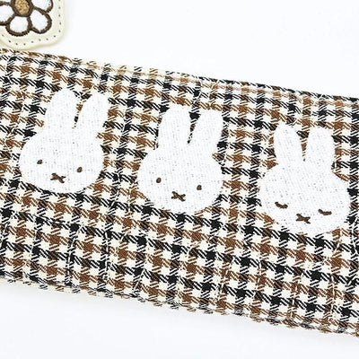 Miffy Checkers Zipper Pen Case