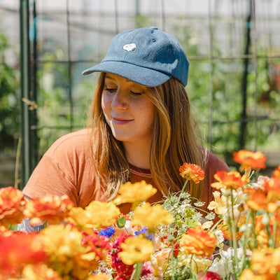 Snoopy Embroidered Denim Hat