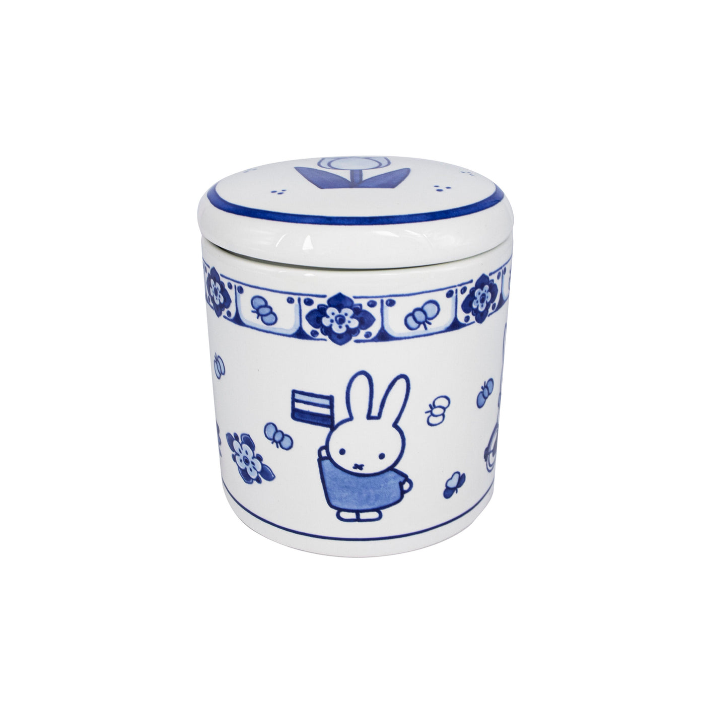 Miffy Cookie Jar Container Delft Blue