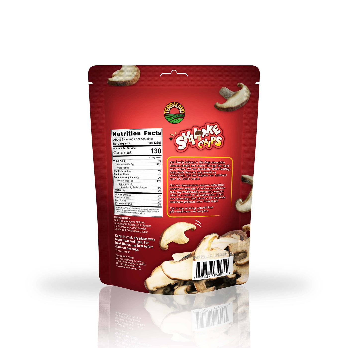 Spicy Shiitake Chips