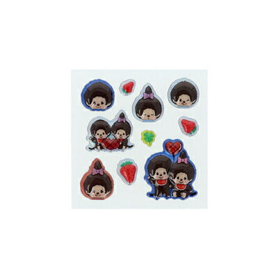 Monchhichi Puffy Stickers