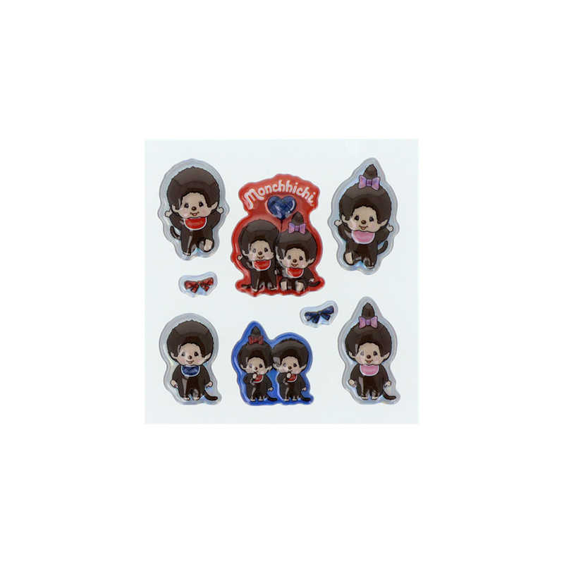 Monchhichi Puffy Stickers