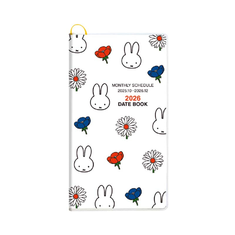 Miffy Flowers 2026 Schedule Dairy Book