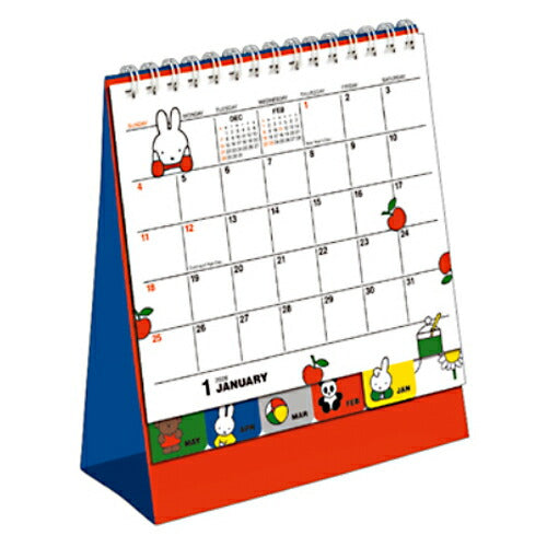 Miffy 2-Way Apple 2026 Desktop Calendar
