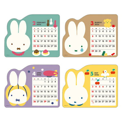 Miffy Face 2026 Desktop Calendar