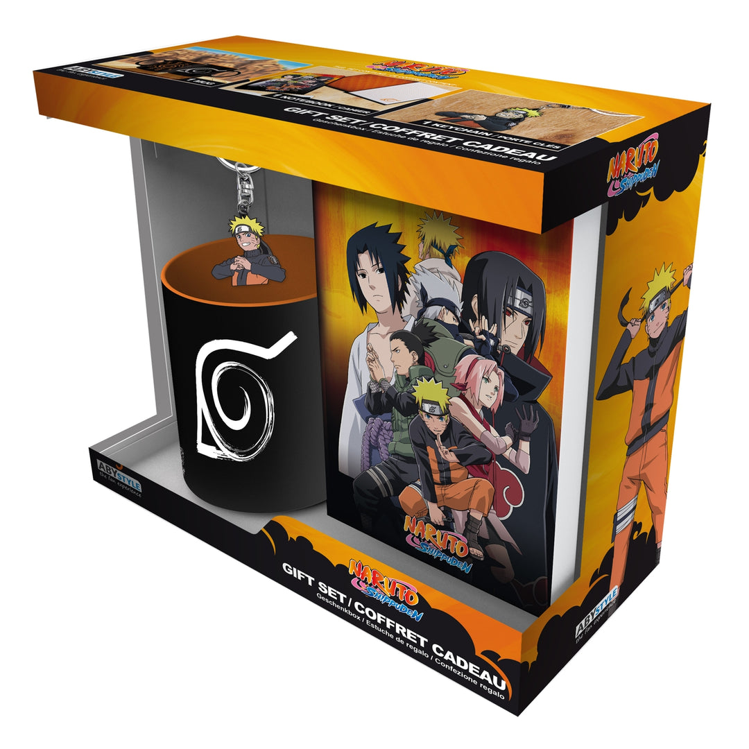 Naruto Shippuden Gift Set Mug, Notebook Keychain – zillymonkey