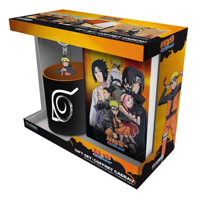 Naruto Shippuden Gift Set Mug, Notebook Keychain