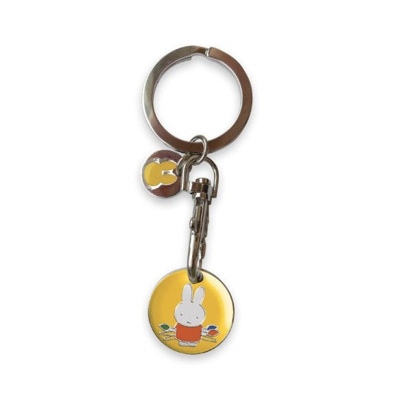 Miffy Cart Coin Keychain