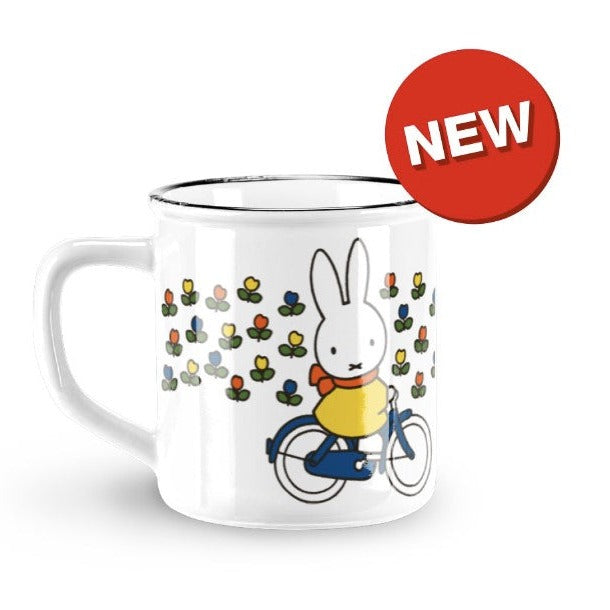 Miffy Bicycle Tulips Mug