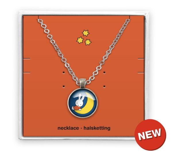 Miffy On the Moon Necklace in Gift Box