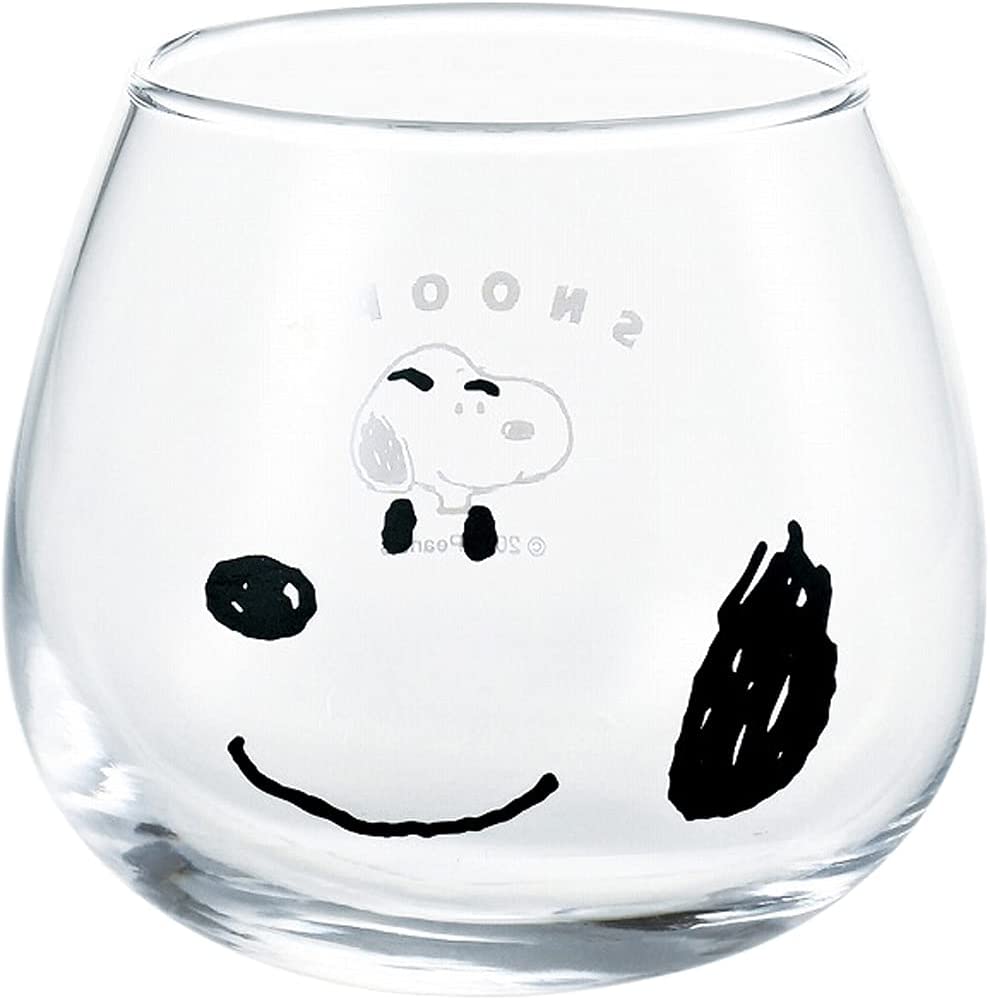 Snoopy Wobbling Glass Tumbler Mug