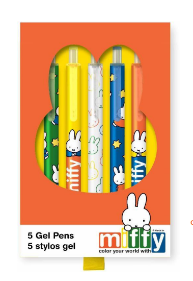 Soft-Touch Gel Pen Set Classic Miffy Too