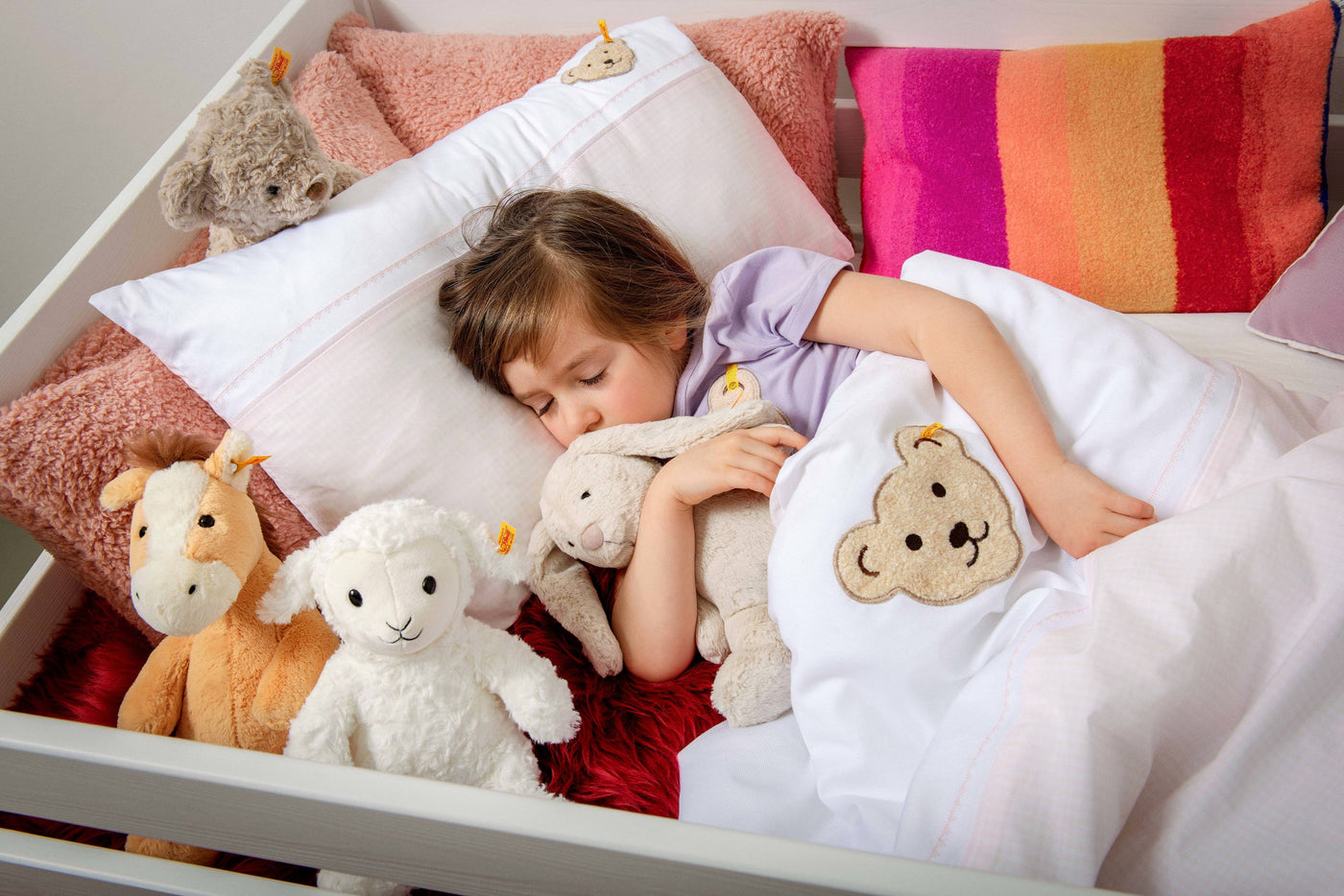 Hoppie Bunny Rabbit Plush Stuffed Toy, 11"